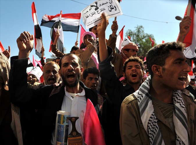 Protest w Jemenie