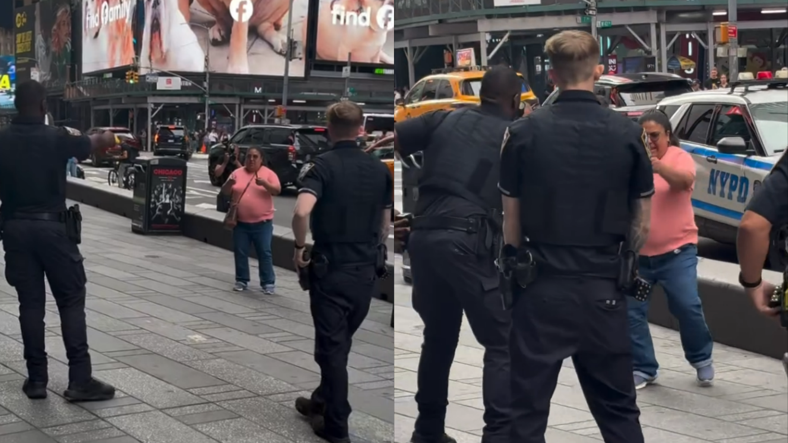 Na newyorskom Times Square žena bodla dvoch ľudí.