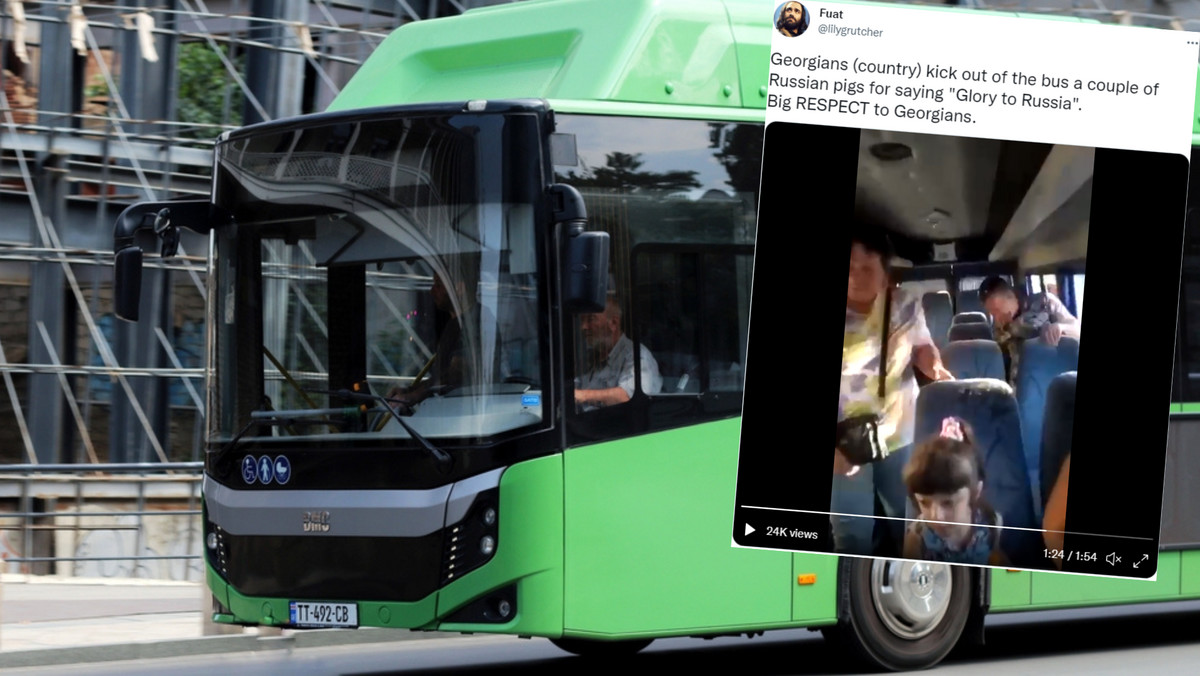 Rosyjska rodzina wyrzucona z autobusu. "Wynoście się, przeklęci okupanci!"