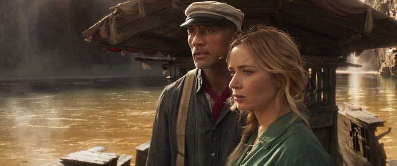 Dwayne Johnson i Emily Blunt w filmie "Wyprawa do dżungli"