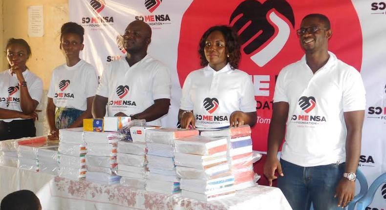 So Me Nsa Foundation donates 2,000 exercise books & pens to Mamprobi Methodist Primary