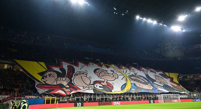 The fans made an effort in the stands despite the poor spectacle on the pitch Creator: MIGUEL MEDINA