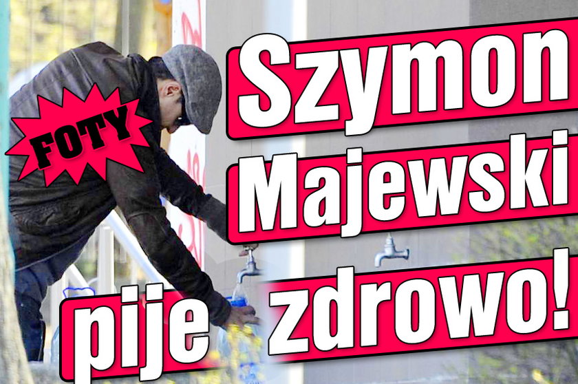 Szymon Majewski pije zdrowo! FOTY