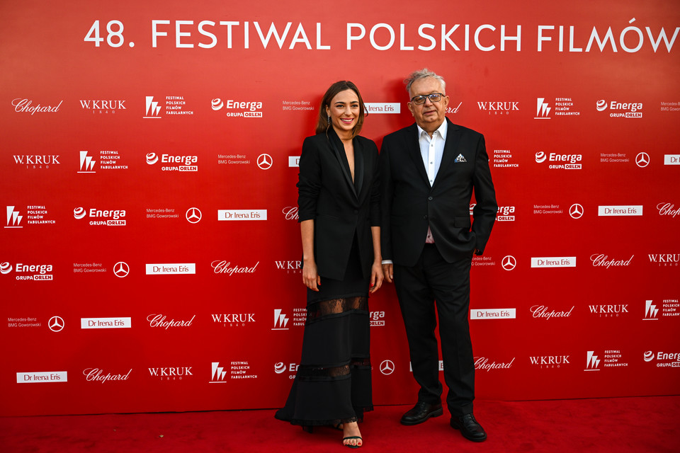 Zbigniew Domagalski, Zuzanna Lit na gali zakończenia 48. Festiwalu Polskich Filmów Fabularnych w Gdyni