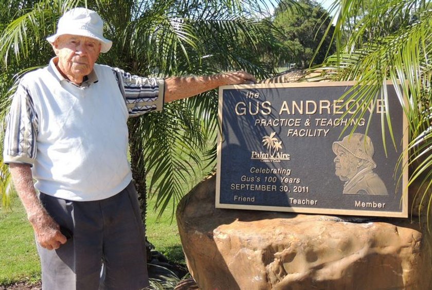 Niebywały wyczyn 103-latka Gusa Andreone. Zaliczył golfowe hole-in-one!