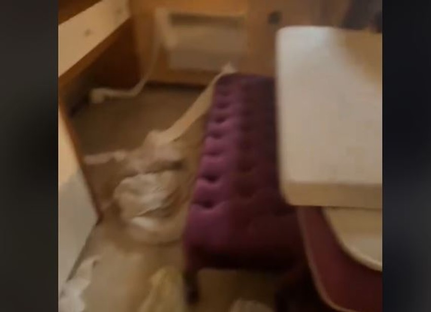 Uništena spavaća soba