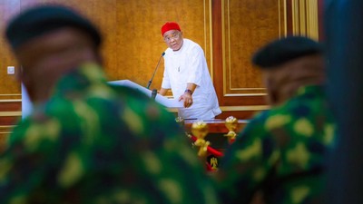 Imo State governor, Hope Uzodimma. [Twitter:@Hope_Uzodimma1]