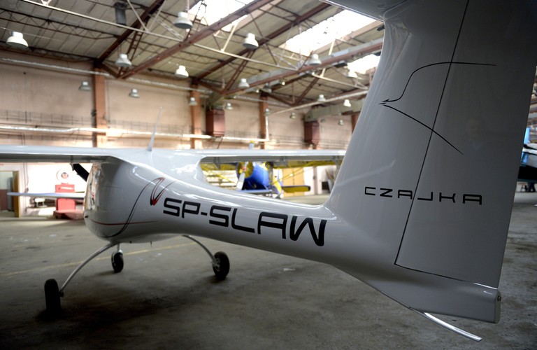 Dron na platformie ultralekkiego samolotu Czajka 


<br><br>fot. (dd/zuz) PAP/Darek Delmanowicz