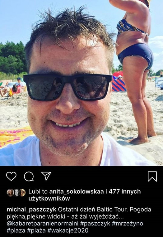 Niefortunny wpis Michała Paszczyka na Instagramie