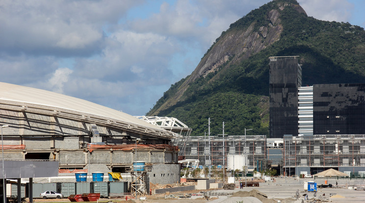A riói olimpia építkezései során 11 ember halt meg / Fotó: AFP