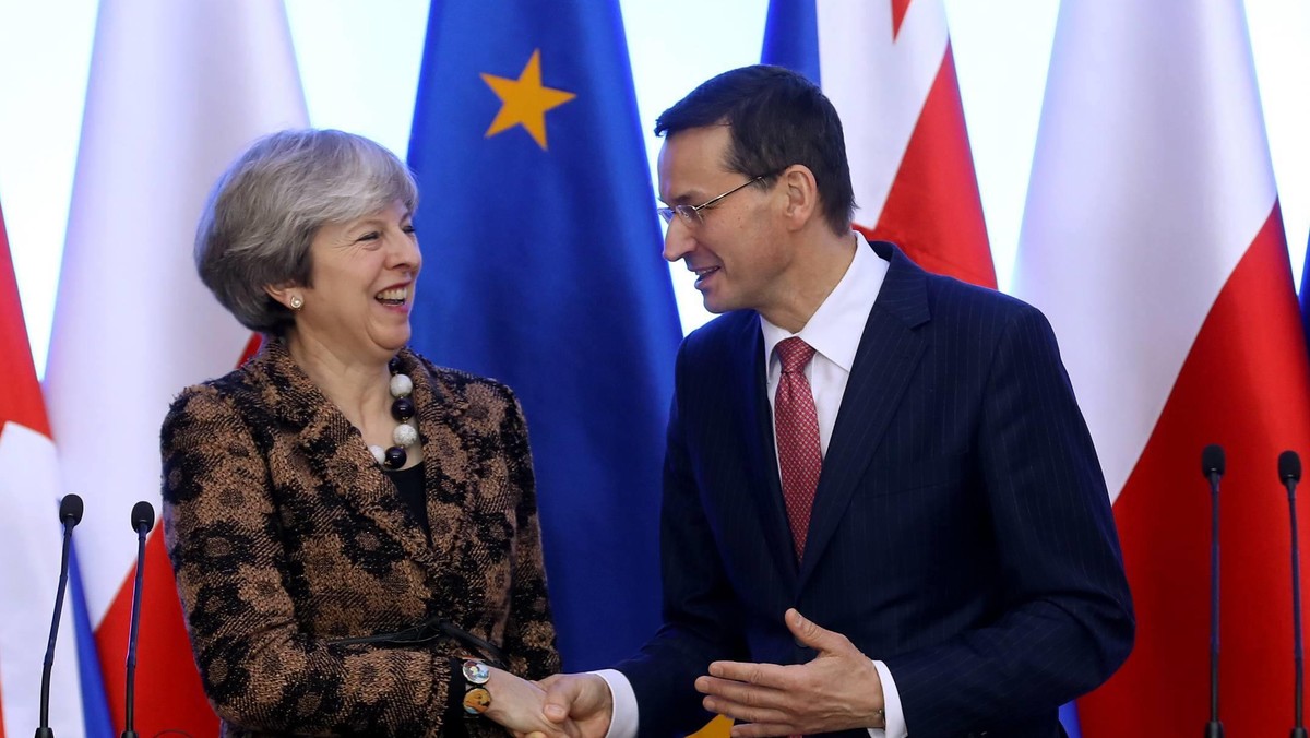 Mateusz Morawiecki, Theresa May