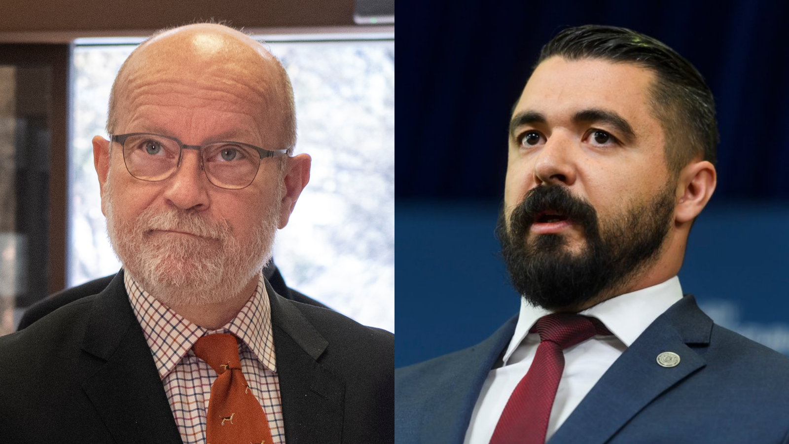 Bývalý minister zahraničných vecí a európskych záležitostí SR Rastislav Káčer a šéf SIS Pavol Gašpar.