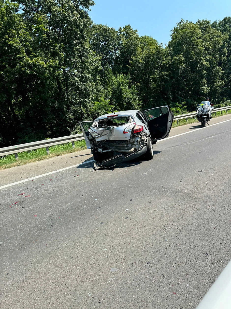 Nesreća na autoputu u Beogradu