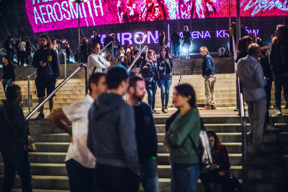 Koncert Aerosmith w Krakowie: zdjęcia publiczności