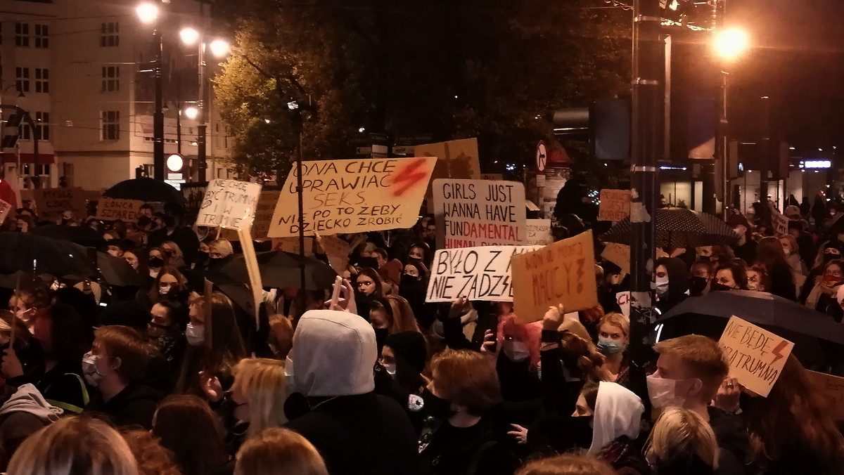 Protest w Toruniu