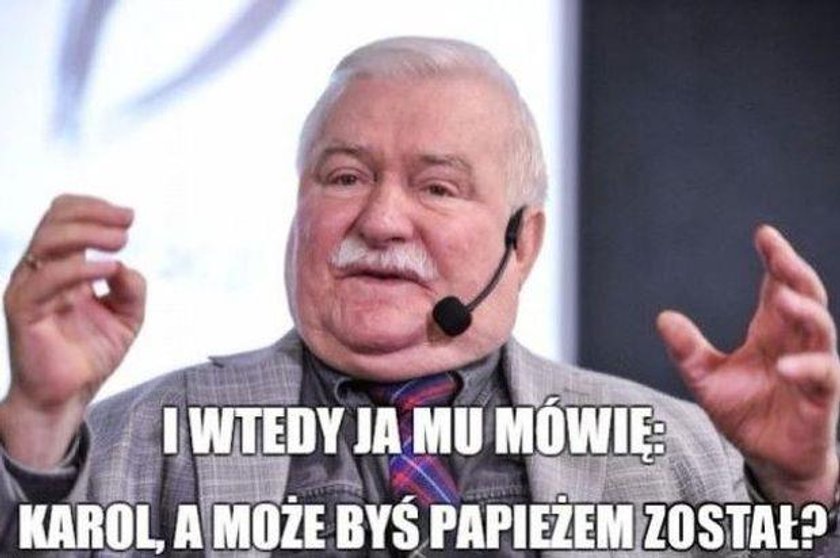 Wałęsa inspirował nawet Boga - zdjęcia