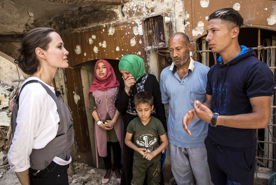 Angeliina Jolie z wizytą w Iraku