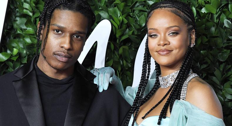 Rihanna and A$AP Rocky