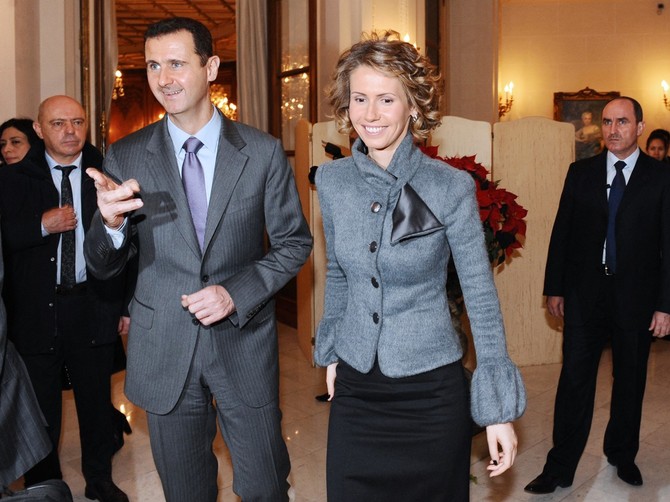 Asma el Asad sa suprugom Bašarom el Asadom