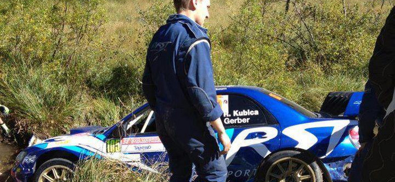 Robert Kubica wypadł z trasy na rajdzie we Włoszech