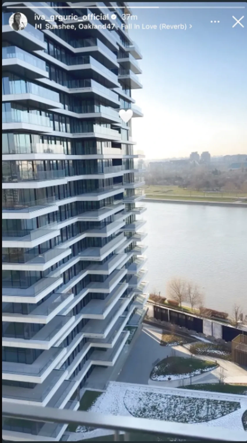 Iva Grgurić kupila stan u Beogradu na vodi: Snimila unutrašnjost, sve pršti od luksuza