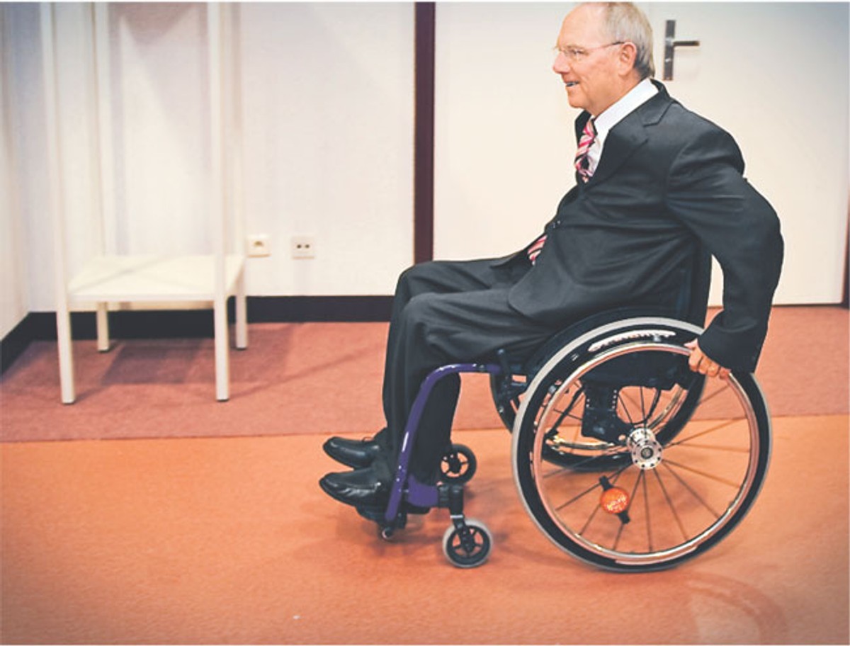 67-letni Schaeuble jest najstarszym ministrem i posłem o najdłuższym stażu Fot. fot Wiktor Dabrowski/PAP