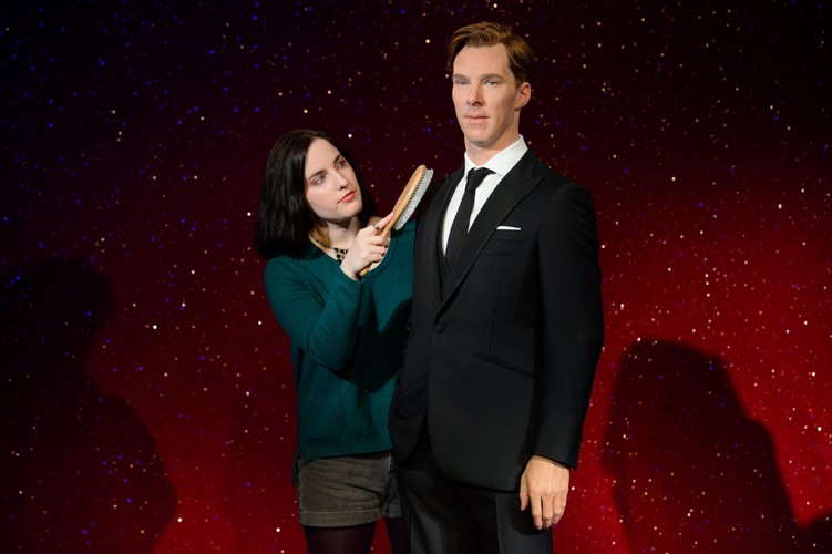 Woskowy Benedict Cumberbatch w muzeum Madame Tussauds w Londynie