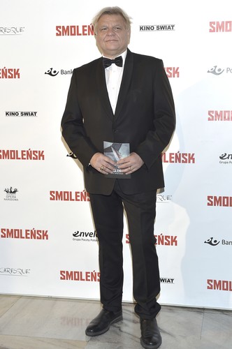 Jacek Samojłowicz na premierze 'Smoleńska'