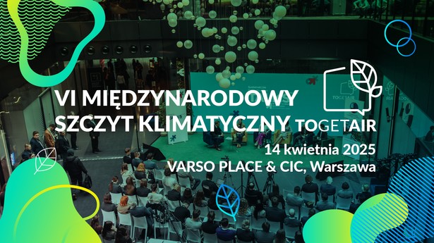 Już w najbliższy poniedziałek Szczyt Klimatyczny TOGETAIR