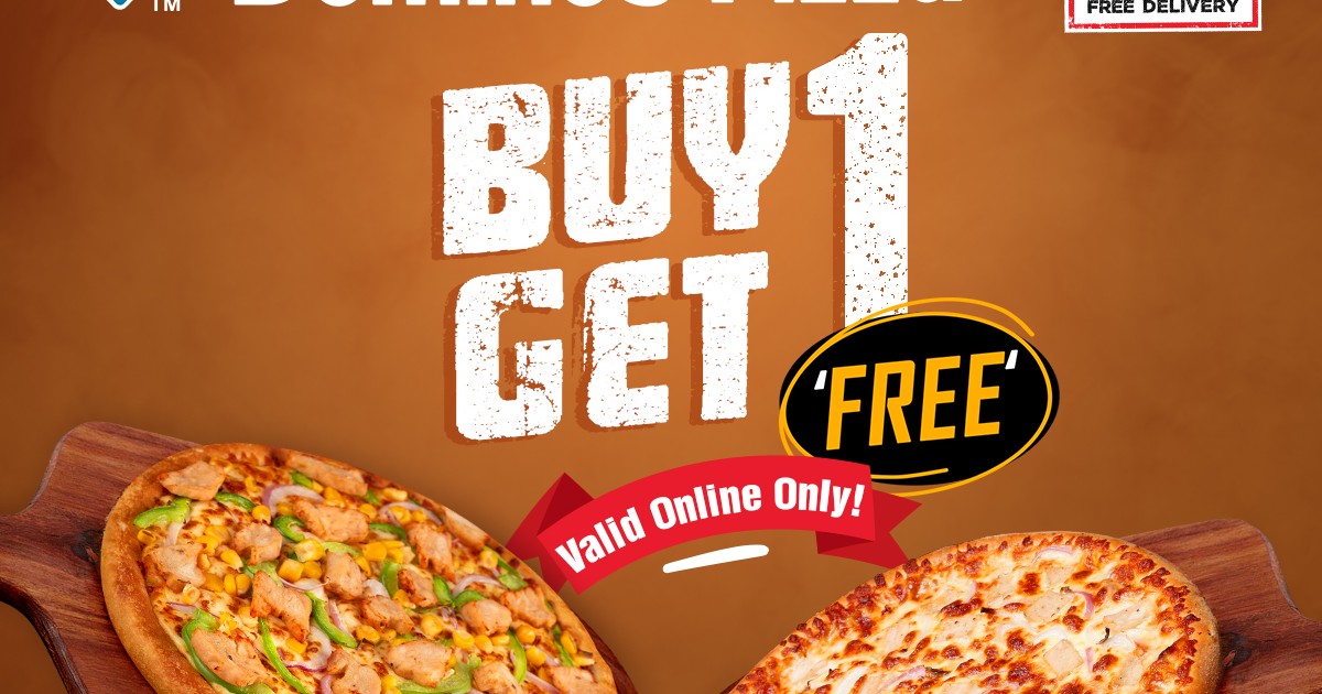 It is Mega Week Sales as Domino's Pizza offer Buy 1 Get 1 Free promo this week!! - Vimarsana News