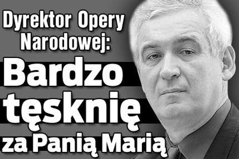 Waldemar Dąbrowski. Będę tęsknił za Panią Marią