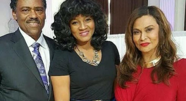 Omotola, Tina Knowles & Richard Lawson