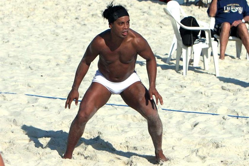 Zobacz jak przytył Ronaldinho