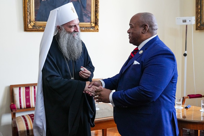 Patrijarh Porfirije i pastor Berns