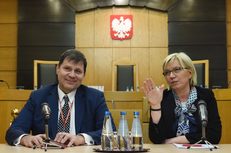 Mariusz Muszyński i Julia Przyłębska w marcu 2017 r.