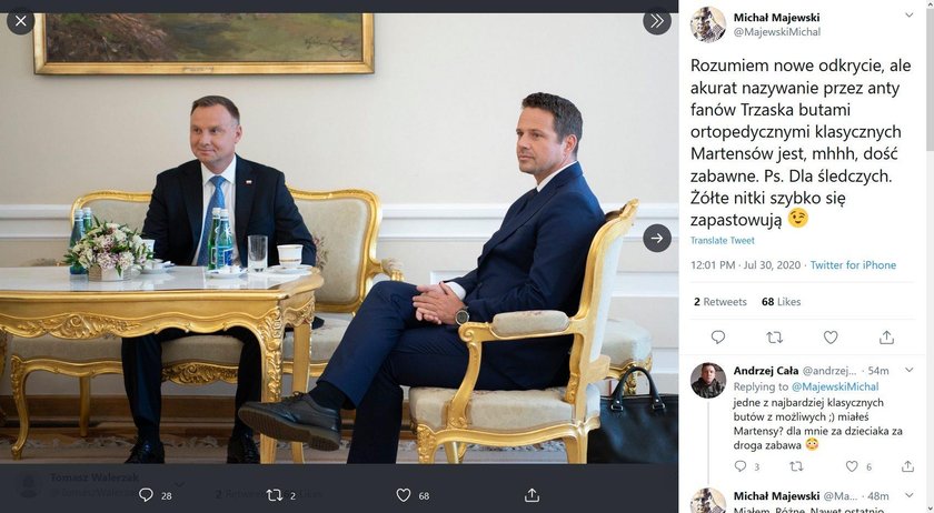 Prezydent Andrzej Duda spotkał się z Rafałem Trzaskowskim