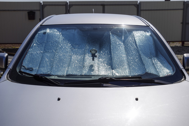 Auto pozostawione w upale na słońcu