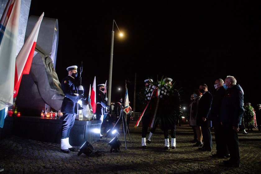 Uroczystości z okazji Grudnia'70.