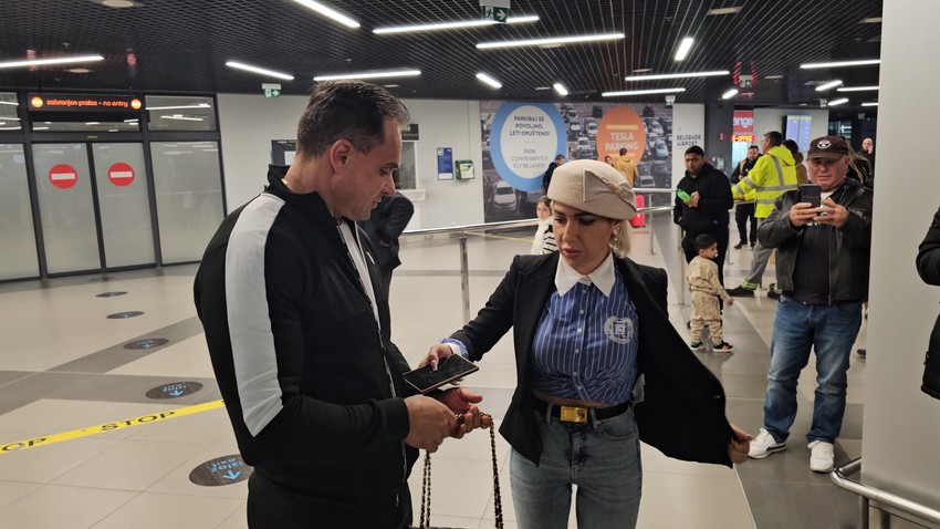 Jovana Jeremić i Dragan stigli iz Amerike