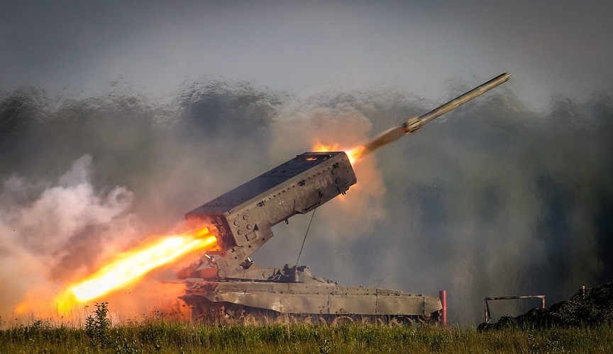 Wyrzutnia rakiet  TOS-1A