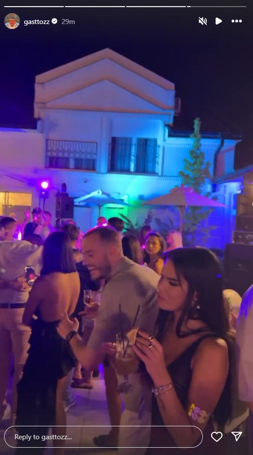 Gastoz, objava na Instagramu