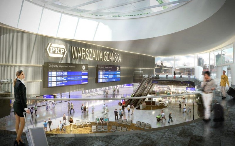 Warszawa Gdańska<br>
Wstępnie PKP planują, że inwestycje w rejonie dworca zaczną się na przełomie 2014 i 2015 r. Do zagospodarowania jest prawie pięć hektarów – obok pierwszej linii metra, obwodnicy Śródmieścia i ronda „Radosława”, czyli jednego z najbardziej ruchliwych skrzyżowań w mieście. Na atrakcyjnym gruncie mogą wystrzelić w górę biurowce (do 24 pięter) i apartamentowce – do 16 kondygnacji. W sumie będzie to ponad 50 tys. m kw. biur i co najmniej 700 mieszkań. Szacowana wartość inwestycji – 1,2 mld zł.