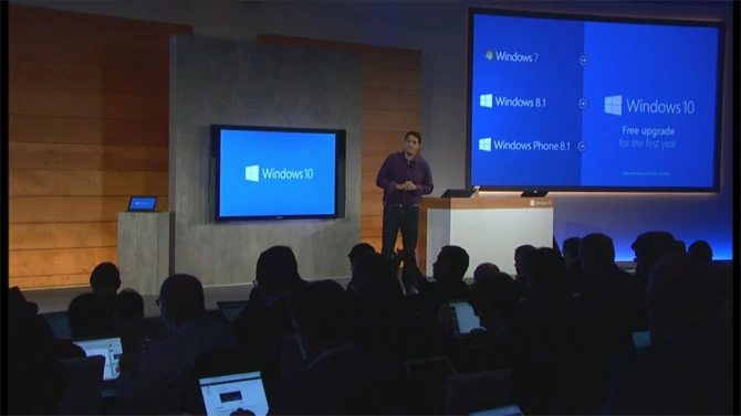 Darmowy Windows 10 dla użytkowników Windowsa 7, 8.1 i Windows Phone 8.1
