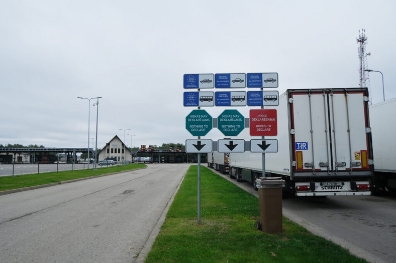 Przejście graniczne w Terehovie na Łotwie