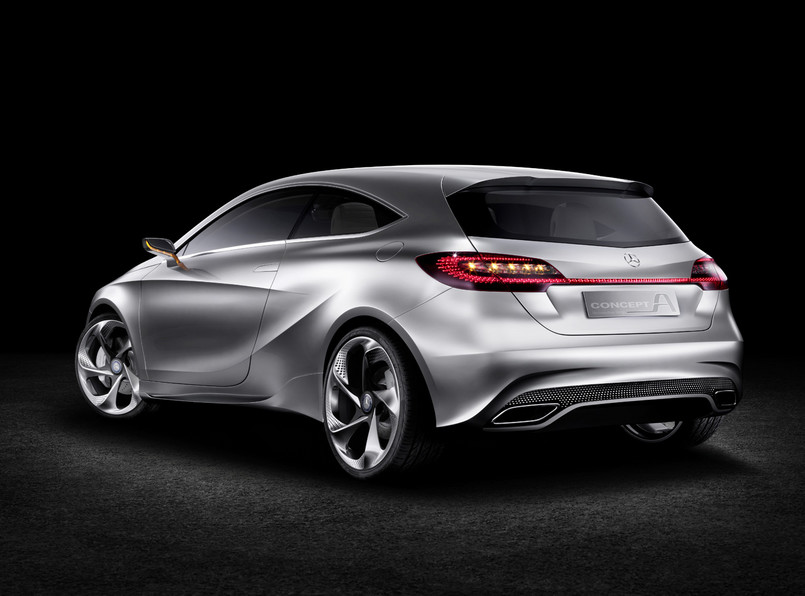 Mercedes klasy A concept, czyli nowy wózek z radarem