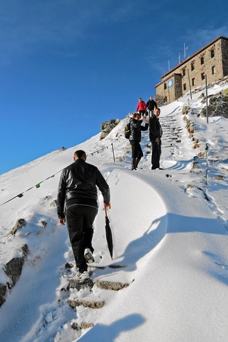 Śnieg zasypał Tatry