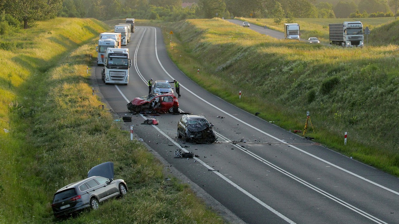 Tragiczny wypadek koło Biskupca. Mężczyzna zginął na miejscu