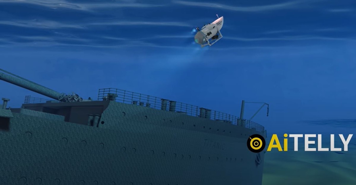 3D animacija implozije Titana