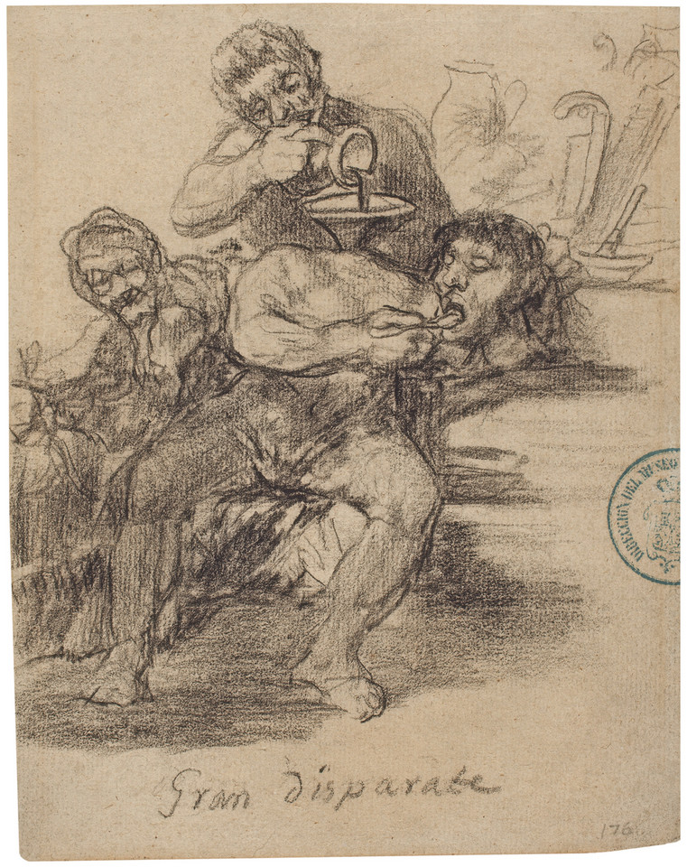 Goya, "Wielkie szaleństwo" (1824-28) 