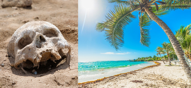 Rajska plaża, na której wciąż pojawiają się... ludzkie kości